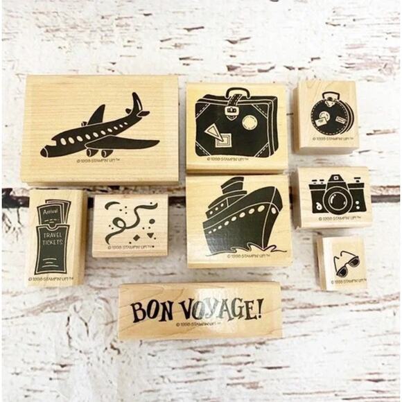Vintage 1998 Rubber Stamp Set - Picture 1 of 2